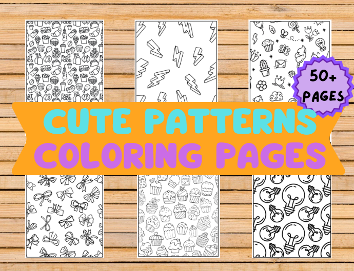 Coloring book - Cute Patterns